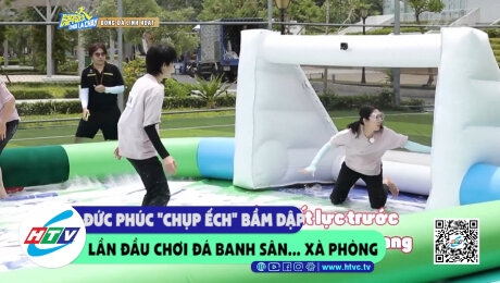 Xem Show CLIP HÀI Đức Phúc "chụp ếch" bầm dập lần đầu chơi đá banh sân....xà phòng HD Online.